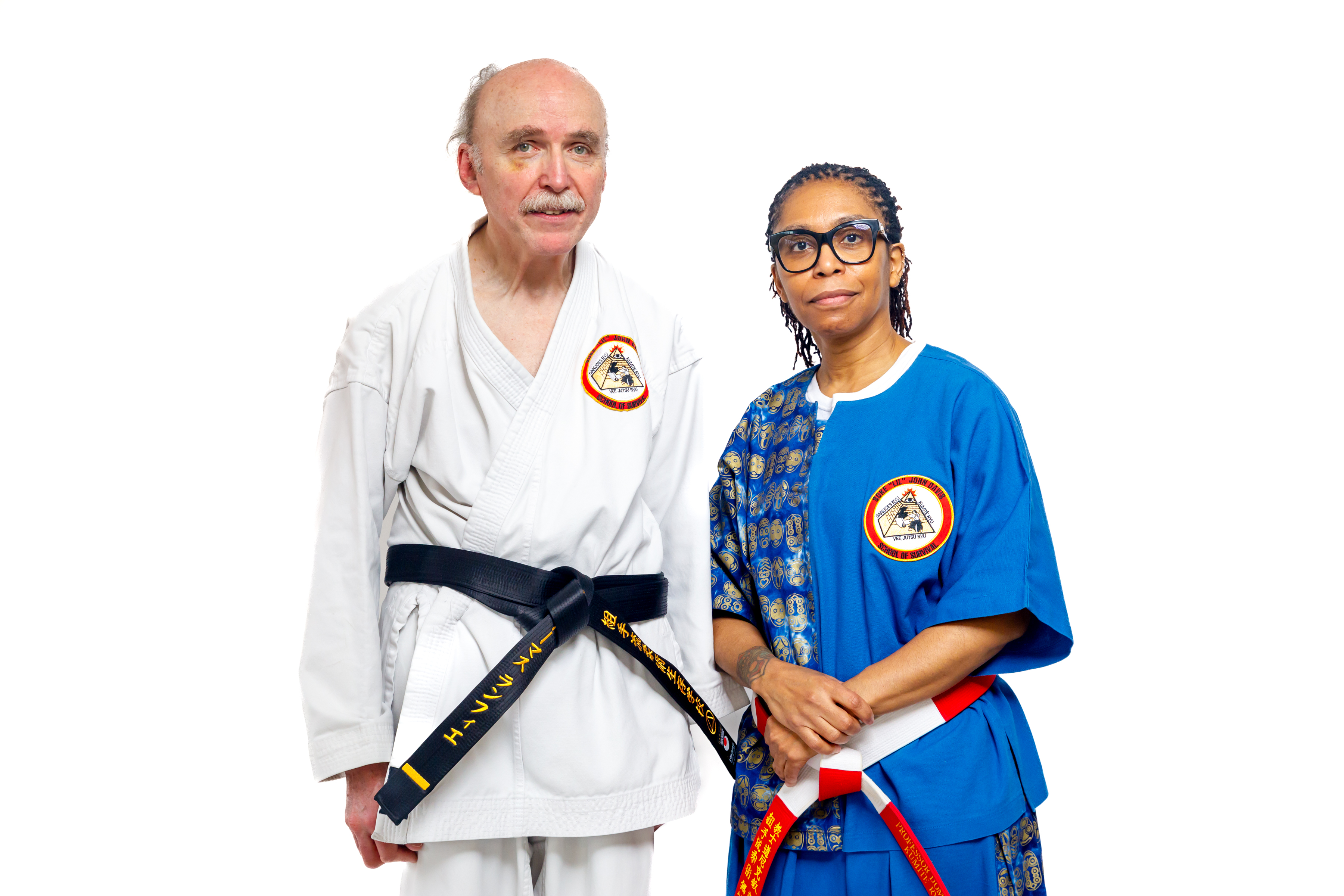 With Chief Professor Dominick Brioché, after receiving my KRJ black belt